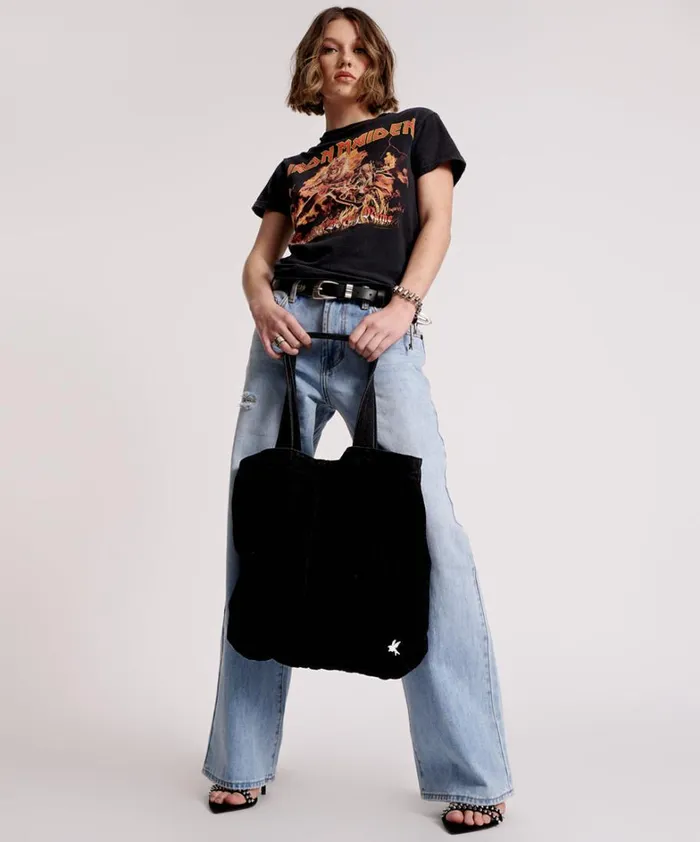 One Teaspoon Bags DOUBLE BASS DENIM TOTE 8211 Women