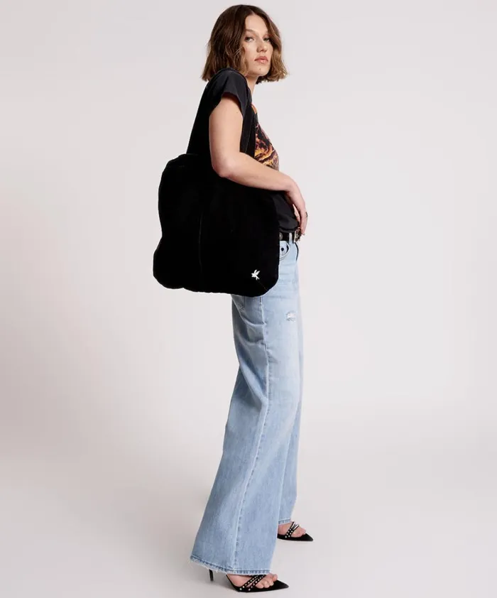 One Teaspoon Bags DOUBLE BASS DENIM TOTE 8211 Women One Teaspoon Bags DOUBLE BASS DENIM TOTE 8211 Women