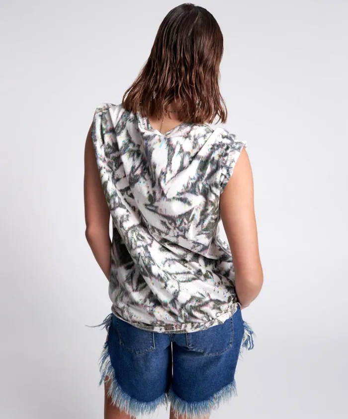 One Teaspoon Basic Tees RODEO ORGANIC CHROMATIC UNISEX TEE 8211 Women