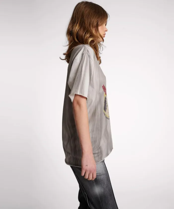 One Teaspoon Basic Tees WILD AT HEART BOYFRIEND TEE 8211 Women One Teaspoon Basic Tees WILD AT HEART BOYFRIEND TEE 8211 Women