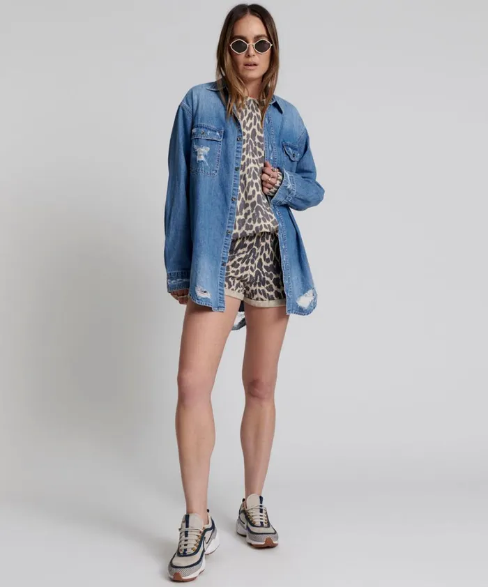One Teaspoon Bottoms JUNGLE ANIMAL NEW MEXICO SHORTS 8211 Women
