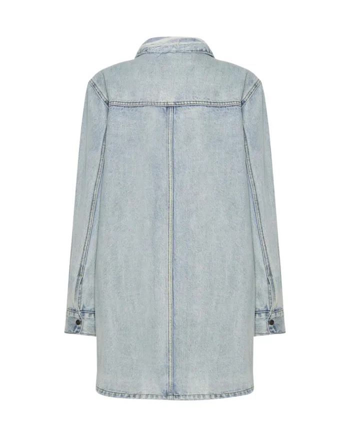 One Teaspoon Denim Dresses KANSAS BLUE TRUCKER SHIRT DRESS 8211 Women One Teaspoon Denim Dresses KANSAS BLUE TRUCKER SHIRT DRESS 8211 Women