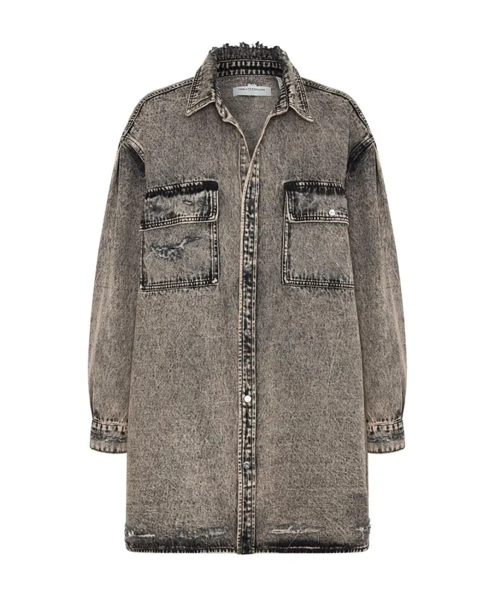One Teaspoon Denim Dresses RUST DENIM SHIRT DRESS 8211 Women One Teaspoon Denim Dresses RUST DENIM SHIRT DRESS 8211 Women