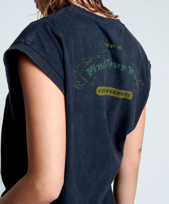 One Teaspoon Graphic Tees MOBLACK FIND YOUR WAY UNISEX TANK 8211 Women One Teaspoon Graphic Tees MOBLACK FIND YOUR WAY UNISEX TANK 8211 Women