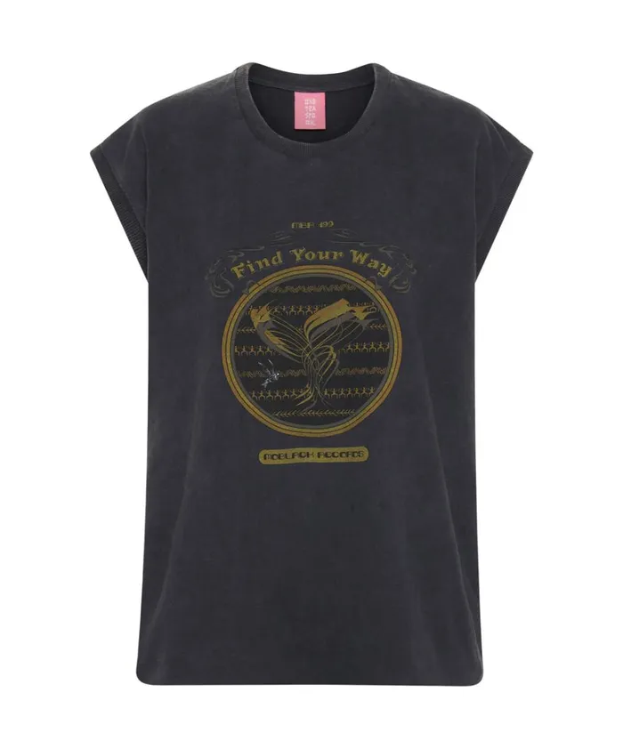 One Teaspoon Graphic Tees MOBLACK FIND YOUR WAY UNISEX TANK 8211 Women One Teaspoon Graphic Tees MOBLACK FIND YOUR WAY UNISEX TANK 8211 Women