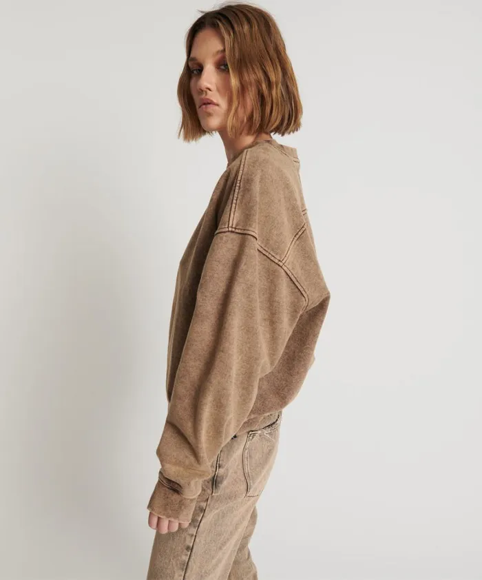 One Teaspoon Hoodies And Sweats RUST BOWER BIRD RETRO SWEATER 8211 Women One Teaspoon Hoodies And Sweats RUST BOWER BIRD RETRO SWEATER 8211 Women