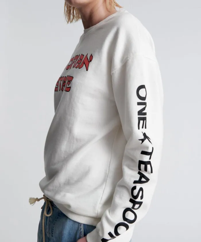 One Teaspoon Hoodies And Sweats UTOPIAN STATE LOGO SWEATER 8211 Women One Teaspoon Hoodies And Sweats UTOPIAN STATE LOGO SWEATER 8211 Women