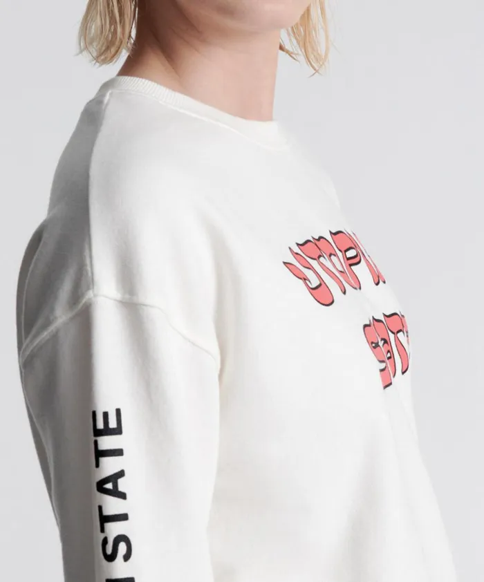 One Teaspoon Hoodies And Sweats UTOPIAN STATE LOGO SWEATER 8211 Women One Teaspoon Hoodies And Sweats UTOPIAN STATE LOGO SWEATER 8211 Women