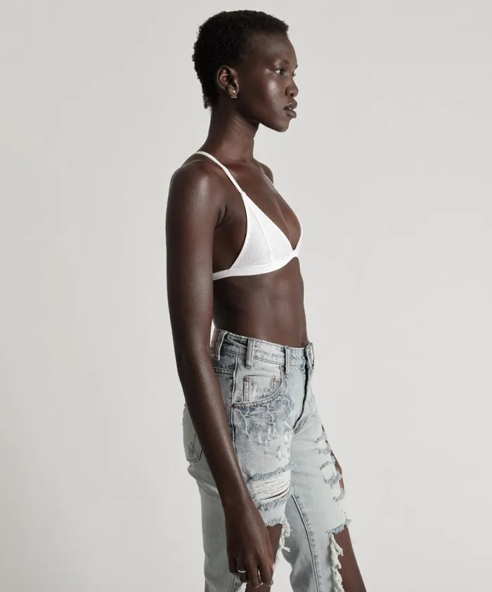 One Teaspoon Intimates MESH TEMPEST BRALETTE WHITE 8211 Women One Teaspoon Intimates MESH TEMPEST BRALETTE WHITE 8211 Women