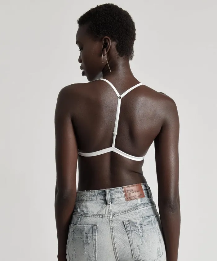 One Teaspoon Intimates MESH TEMPEST BRALETTE WHITE 8211 Women One Teaspoon Intimates MESH TEMPEST BRALETTE WHITE 8211 Women