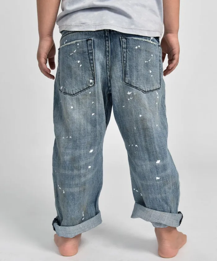 One Teaspoon Kids KIDS SAINTS BOYFRIEND JEAN BLUE 8211 Kids One Teaspoon Kids KIDS SAINTS BOYFRIEND JEAN BLUE 8211 Kids