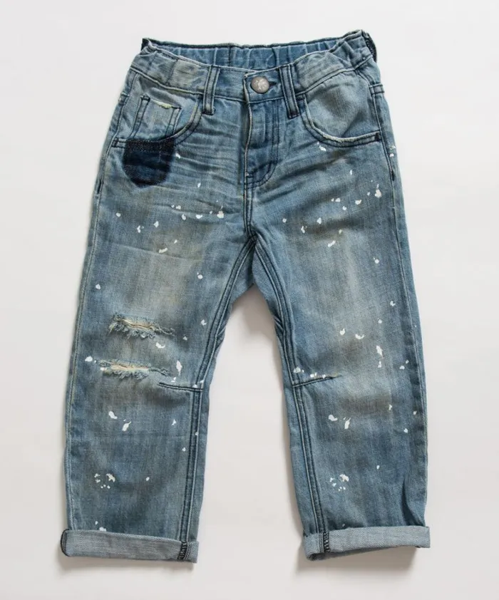 One Teaspoon Kids KIDS SAINTS BOYFRIEND JEAN BLUE 8211 Kids One Teaspoon Kids KIDS SAINTS BOYFRIEND JEAN BLUE 8211 Kids