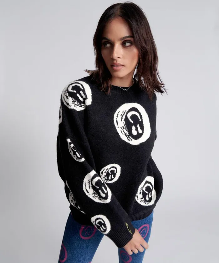 One Teaspoon Knitwear ALL SMILES SWEATER 8211 Women One Teaspoon Knitwear ALL SMILES SWEATER 8211 Women