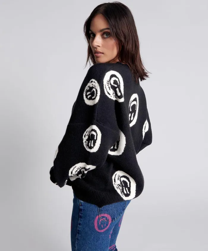 One Teaspoon Knitwear ALL SMILES SWEATER 8211 Women One Teaspoon Knitwear ALL SMILES SWEATER 8211 Women