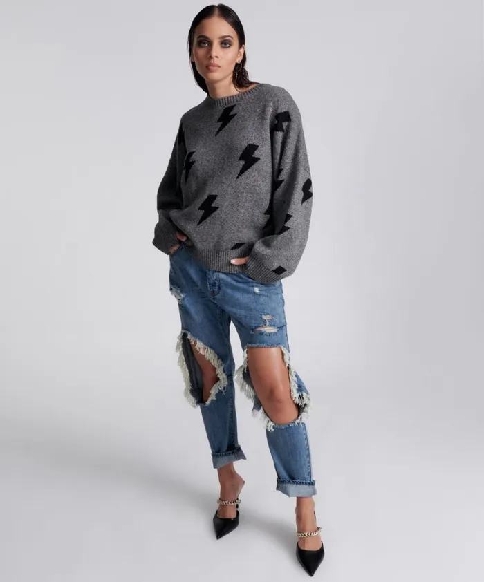 One Teaspoon Knitwear STATIC LIGHTNING SWEATER 8211 Women