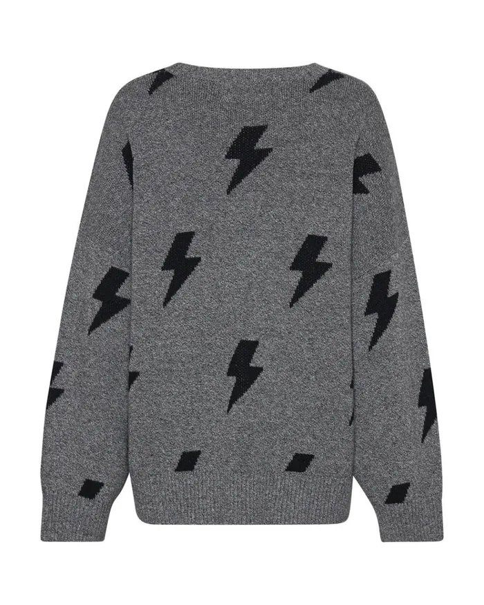 One Teaspoon Knitwear STATIC LIGHTNING SWEATER 8211 Women One Teaspoon Knitwear STATIC LIGHTNING SWEATER 8211 Women