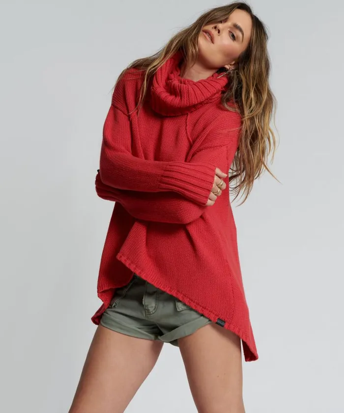 One Teaspoon Knitwear THICK PURE ROLL NECK SWEATER 8211 Women
