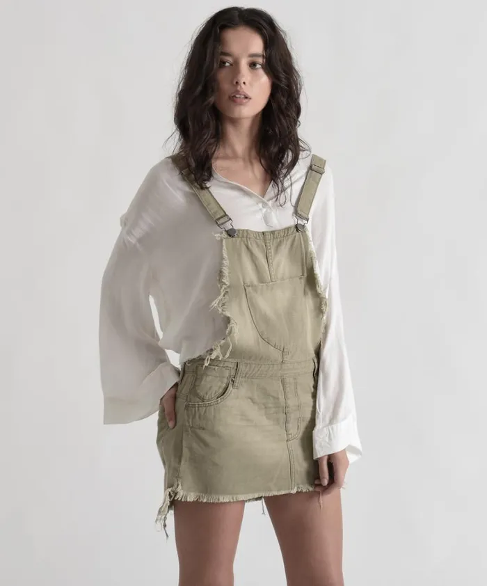 One Teaspoon Mini Dresses MILITAIRE UPSIZED PINI DRESS 8211 Women