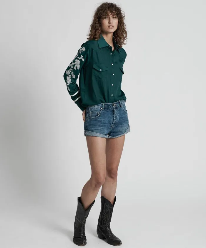 One Teaspoon Shirts SAN CERENA SHIRT 0 8211 Women One Teaspoon Shirts SAN CERENA SHIRT 0 8211 Women