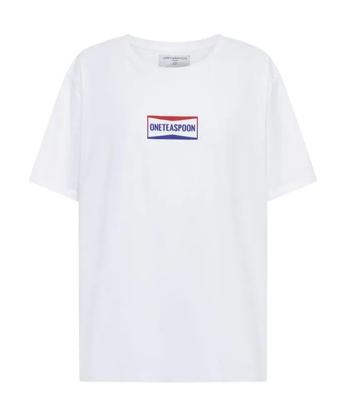 One Teaspoon Tees and Tanks OVERSIZED RETRO LOGO CREW TEE 8211 Women One Teaspoon Tees and Tanks OVERSIZED RETRO LOGO CREW TEE 8211 Women
