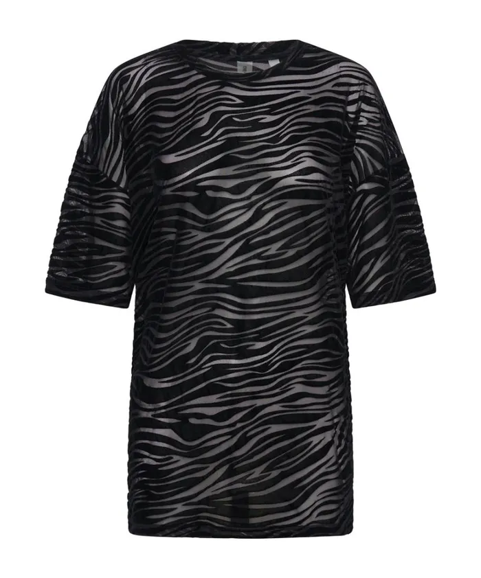 One Teaspoon Tees and Tanks VUDU MESH TEE SHIRT 8211 Women One Teaspoon Tees and Tanks VUDU MESH TEE SHIRT 8211 Women
