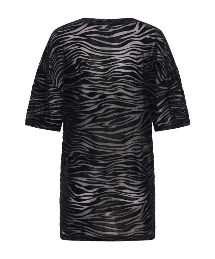 One Teaspoon Tees and Tanks VUDU MESH TEE SHIRT 8211 Women One Teaspoon Tees and Tanks VUDU MESH TEE SHIRT 8211 Women