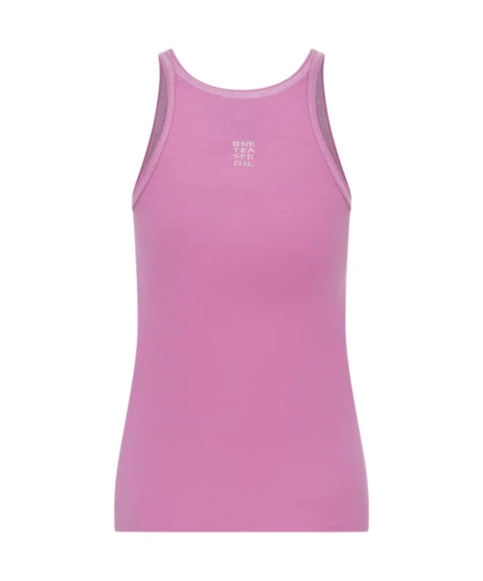 One Teaspoon Tees and Tanks WILD ORCHID ONE TEASPOON FINE RIB SINGLET 8211 Women One Teaspoon Tees and Tanks WILD ORCHID ONE TEASPOON FINE RIB SINGLET 8211 Women