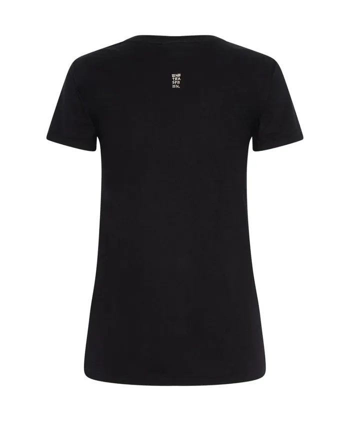 One Teaspoon Tops BLACK BOWER BIRD ORGANIC FITTED TEE 8211 Women One Teaspoon Tops BLACK BOWER BIRD ORGANIC FITTED TEE 8211 Women