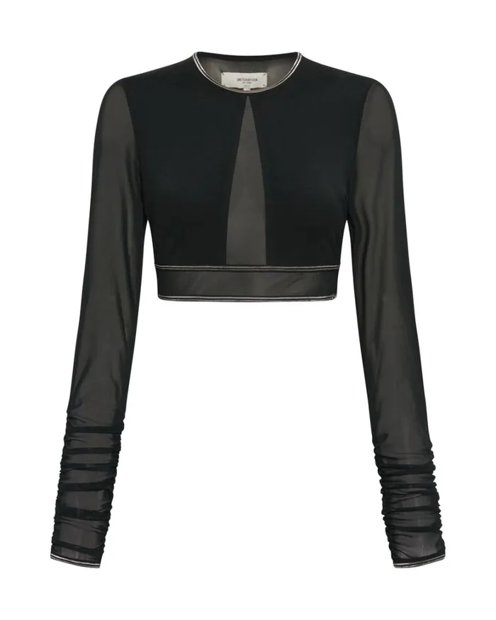 One Teaspoon Tops DOMINATOR MESH LONGSLEEVE TOP 8211 Women One Teaspoon Tops DOMINATOR MESH LONGSLEEVE TOP 8211 Women