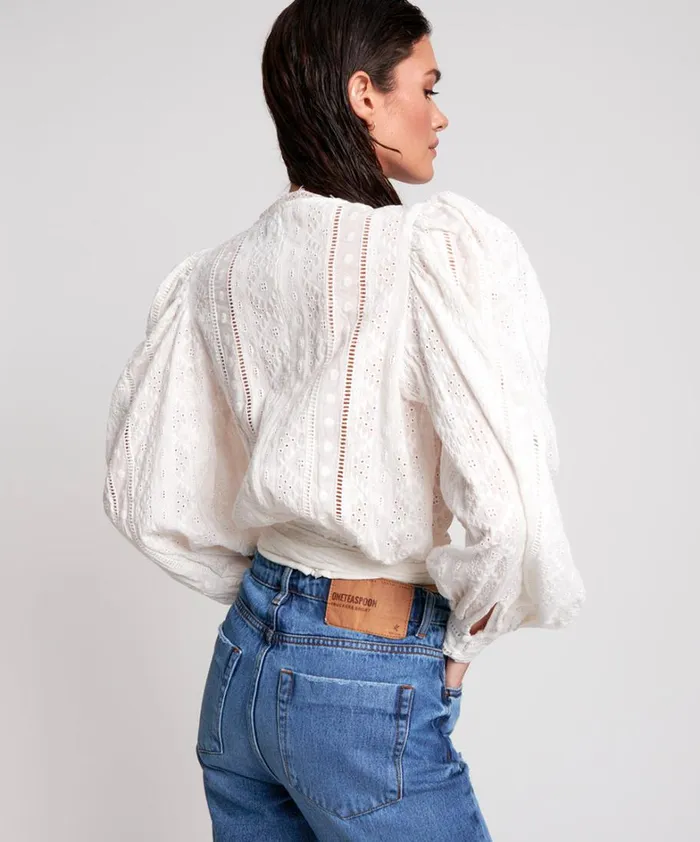 One Teaspoon Tops ETHEREAL COTTON WRAP TOP 8211 Women One Teaspoon Tops ETHEREAL COTTON WRAP TOP 8211 Women