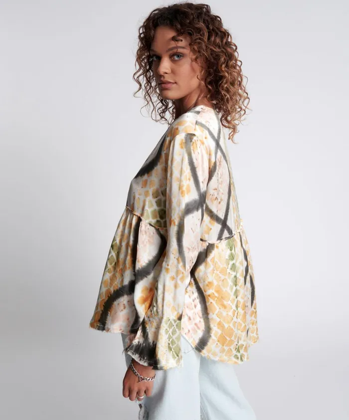One Teaspoon Tops HAND PAINTED MYSTIC SNAKE MAGIQUE TOP 8211 Women One Teaspoon Tops HAND PAINTED MYSTIC SNAKE MAGIQUE TOP 8211 Women