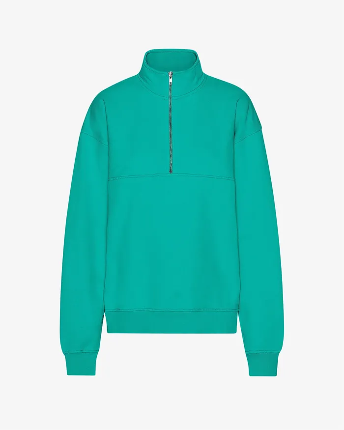 Organic Quarter Zip 8211 Tropical Sea Quarter Zips Colorfulstandard Women