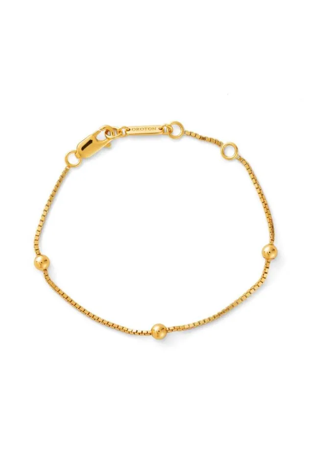 Oroton Bracelets Jewellery Sphere Bracelet 18k Gold