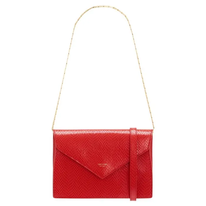 Oroton Clutches Women Mia Texture Clutch True Red