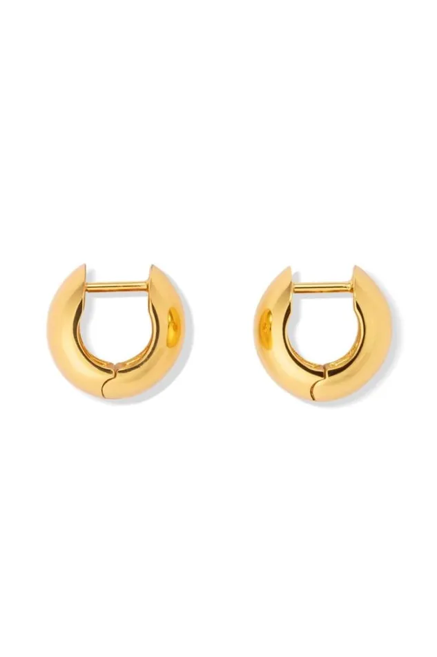 Oroton Earrings Jewellery Josie Mini Huggies 18k Gold