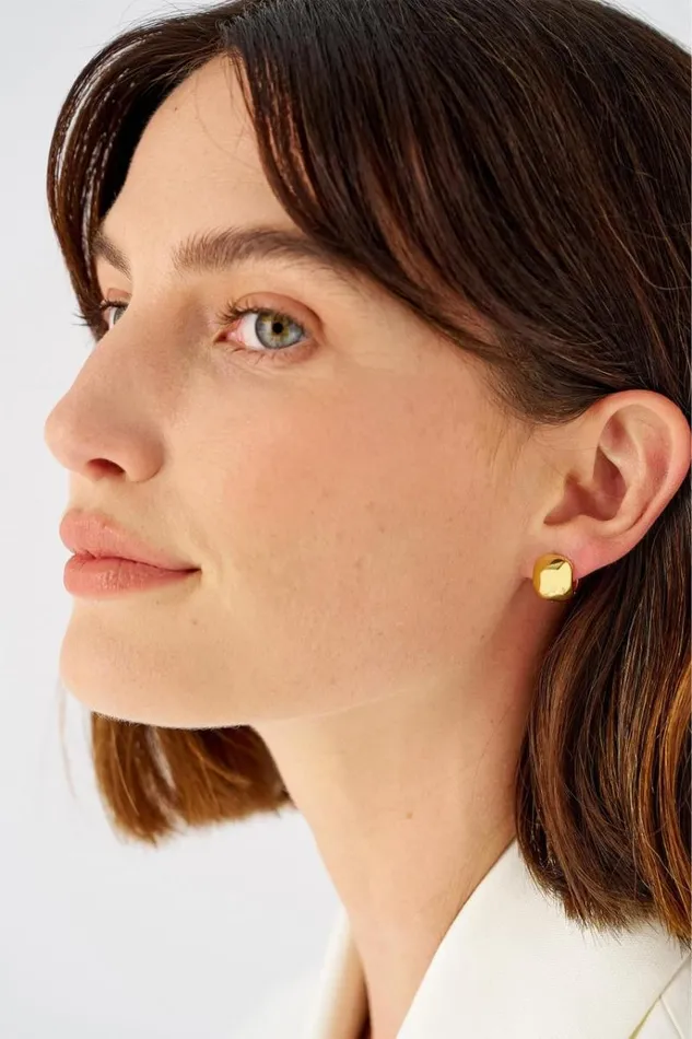 Oroton Earrings Jewellery Josie Mini Huggies 18k Gold