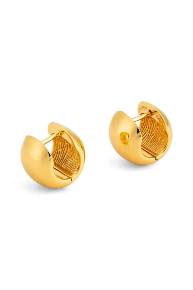 Oroton Earrings Jewellery Josie Mini Huggies 18k Gold