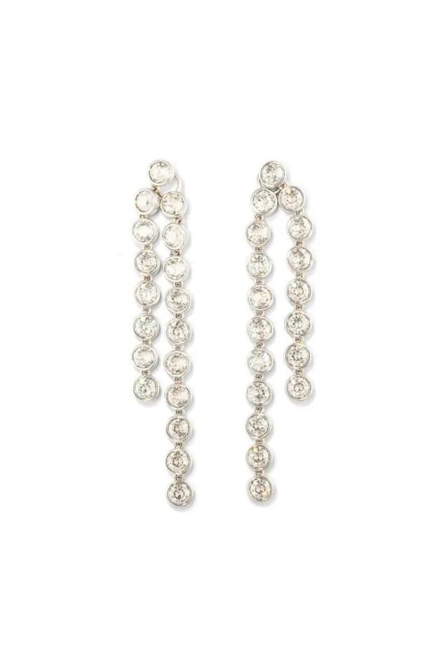 Oroton Earrings Jewellery Lori Drop Earrings Silver