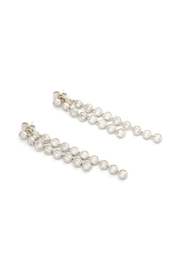 Oroton Earrings Jewellery Lori Drop Earrings Silver