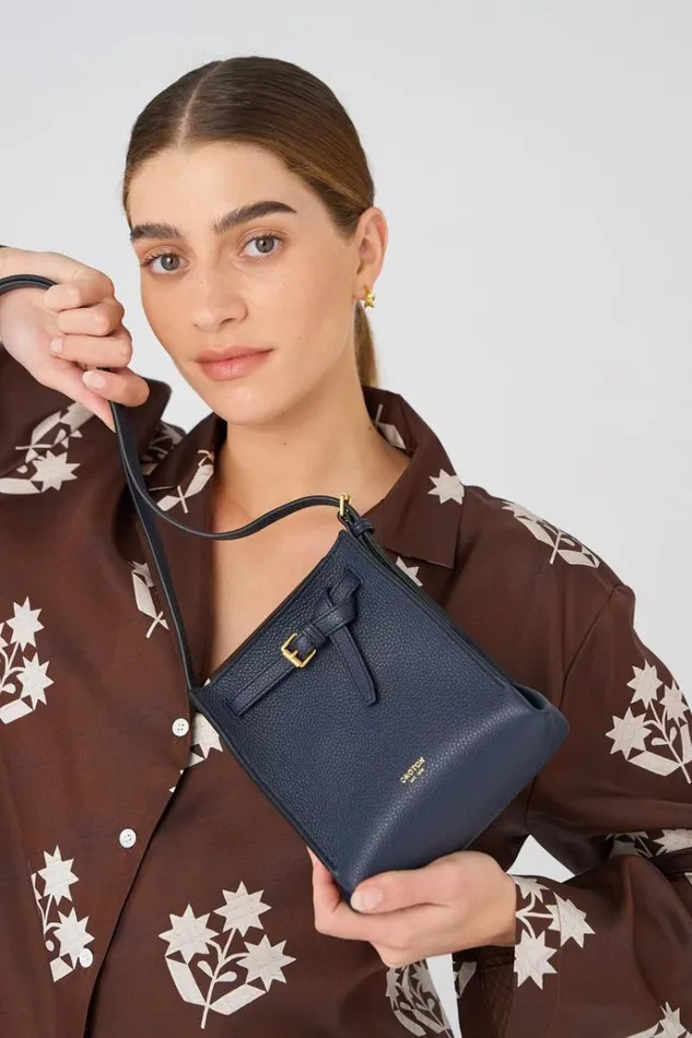 Oroton Mini Bags Women Margot Tiny Bucket Bag North Sea