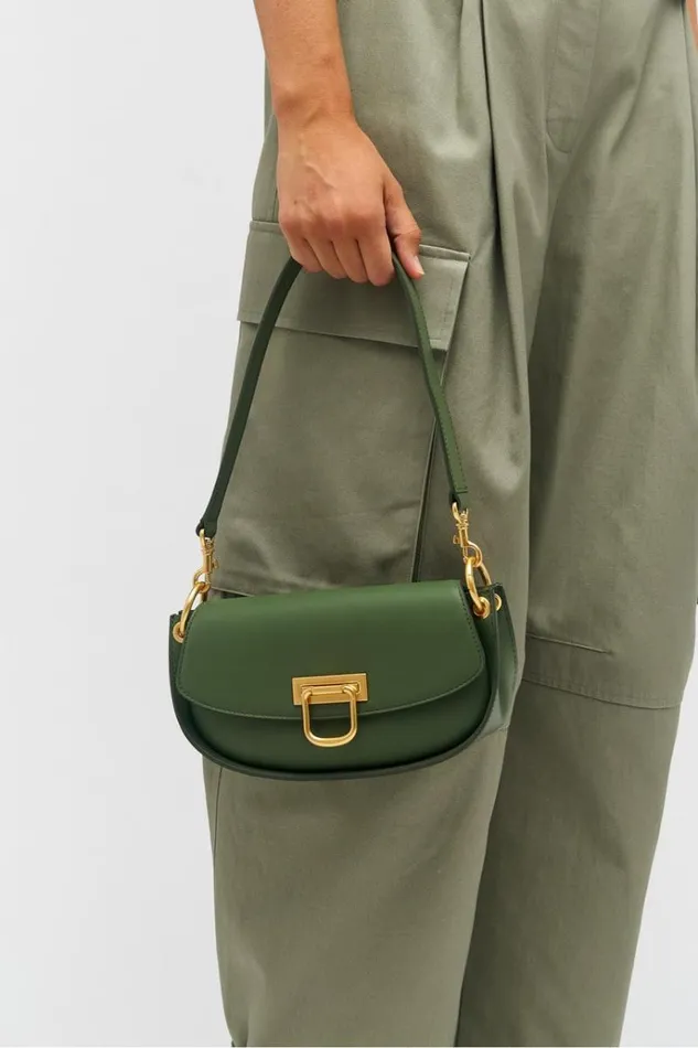 Oroton Shoulder Women Colt Small Baguette Moss