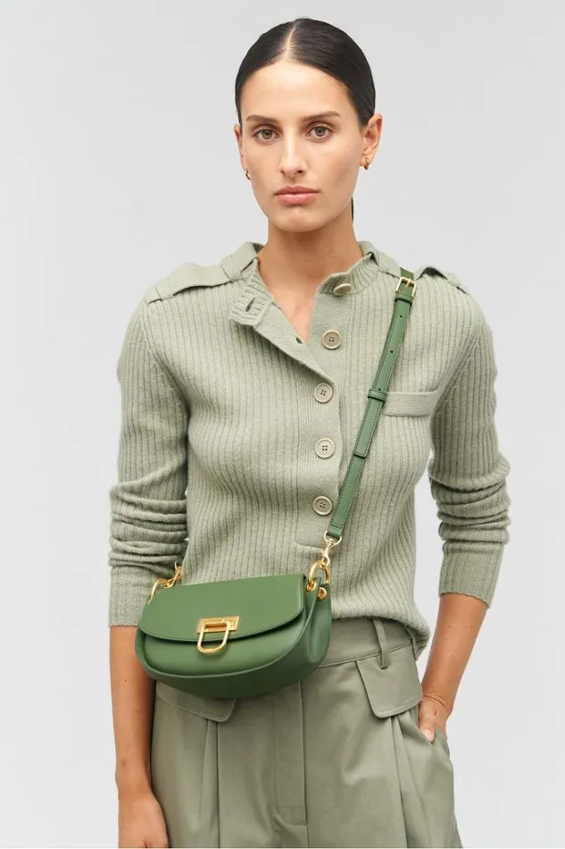 Oroton Shoulder Women Colt Small Baguette Moss