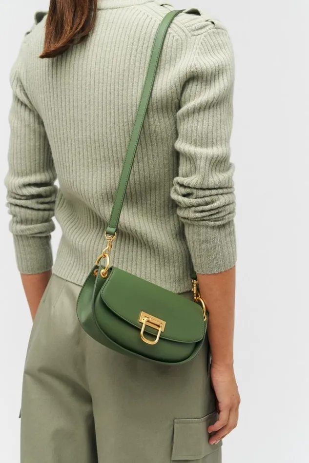 Oroton Shoulder Women Colt Small Baguette Moss