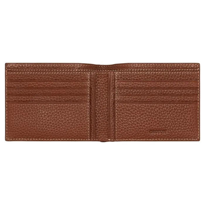 Oroton Wallets Men Marcus 8 Card Wallet Dark Whiskey