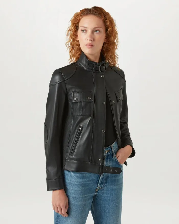 Outerwear Best Sellers Women Belstaff Gangster Jacket Black Outerwear Best Sellers Women Belstaff Gangster Jacket Black