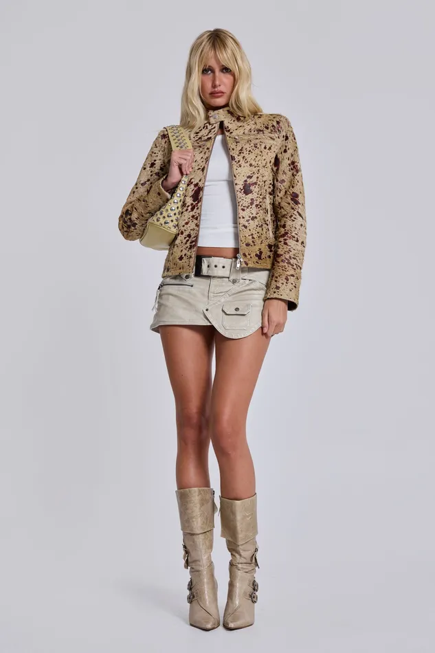 Outerwear Real Cowhide Piston Jacket Jaded London Women