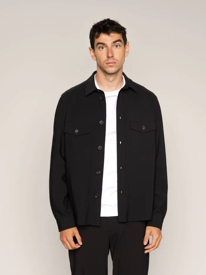 Overshirts MOS MOSH Men MMGBirk Traver Overshirt Black