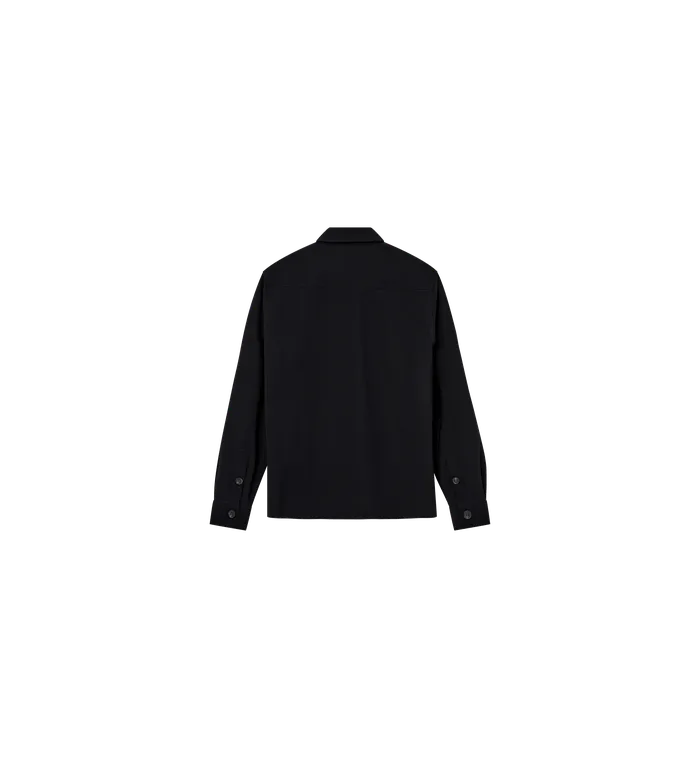 Overshirts MOS MOSH Men MMGBirk Traver Overshirt Black Overshirts MOS MOSH Men MMGBirk Traver Overshirt Black