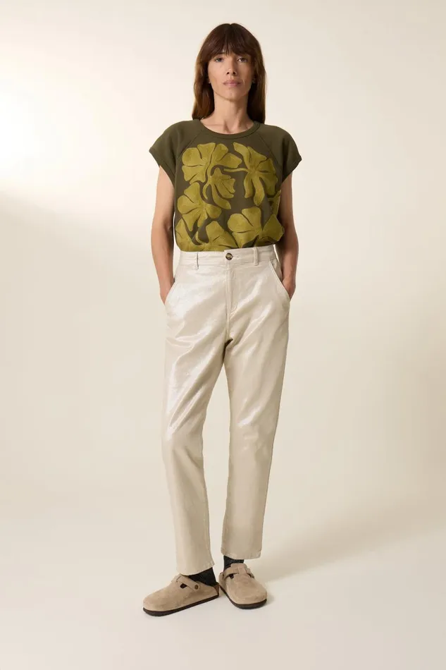 Pants and Jeans Women Leon and Harper Edgara Dulc Pants Silver