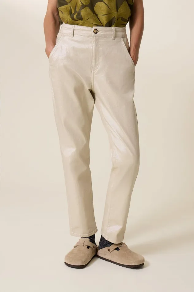 Pants and Jeans Women Leon and Harper Edgara Dulc Pants Silver